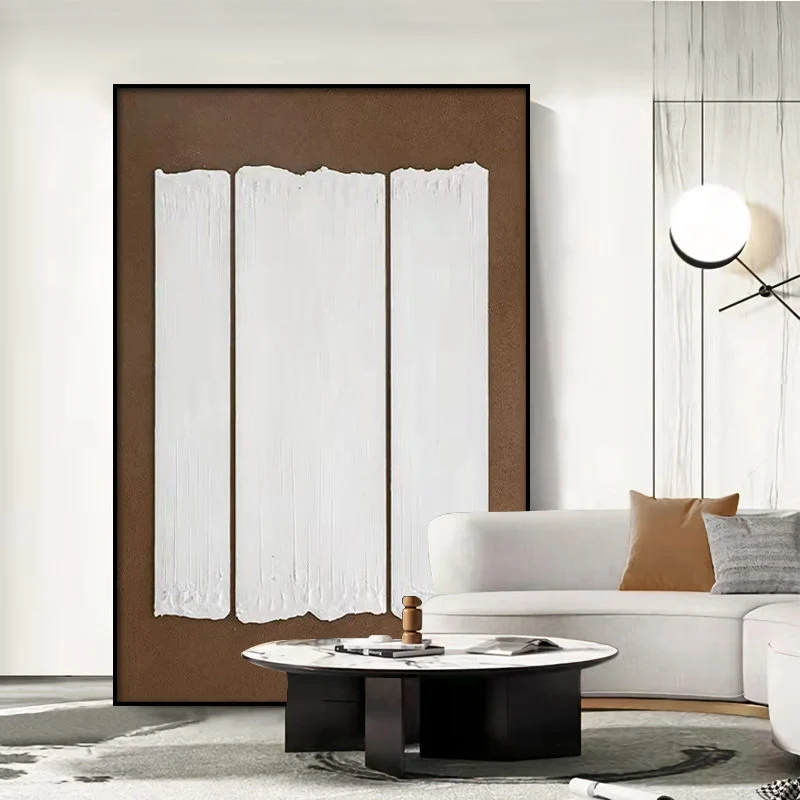 Moderne abstrakte strukturierte Leinwand Wandkunst