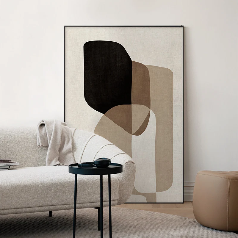 Moderne abstrakte strukturierte Leinwand Wandkunst