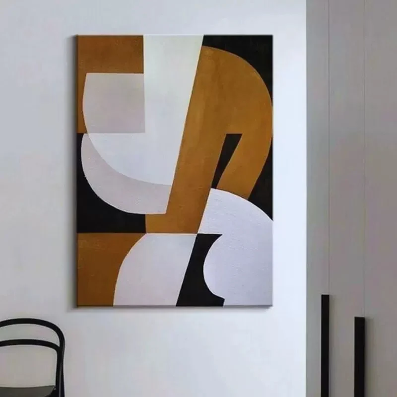 Moderne abstrakte strukturierte Leinwand Wandkunst