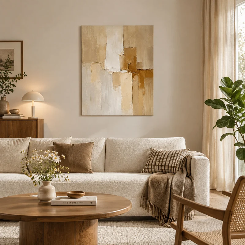 Moderne abstrakte Landschaft Leinwandkunst