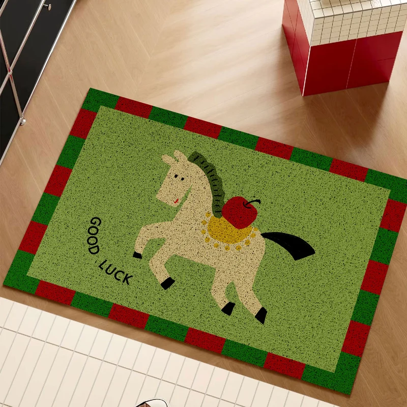 Dekorative Pony-Themen Eingangsmatte
