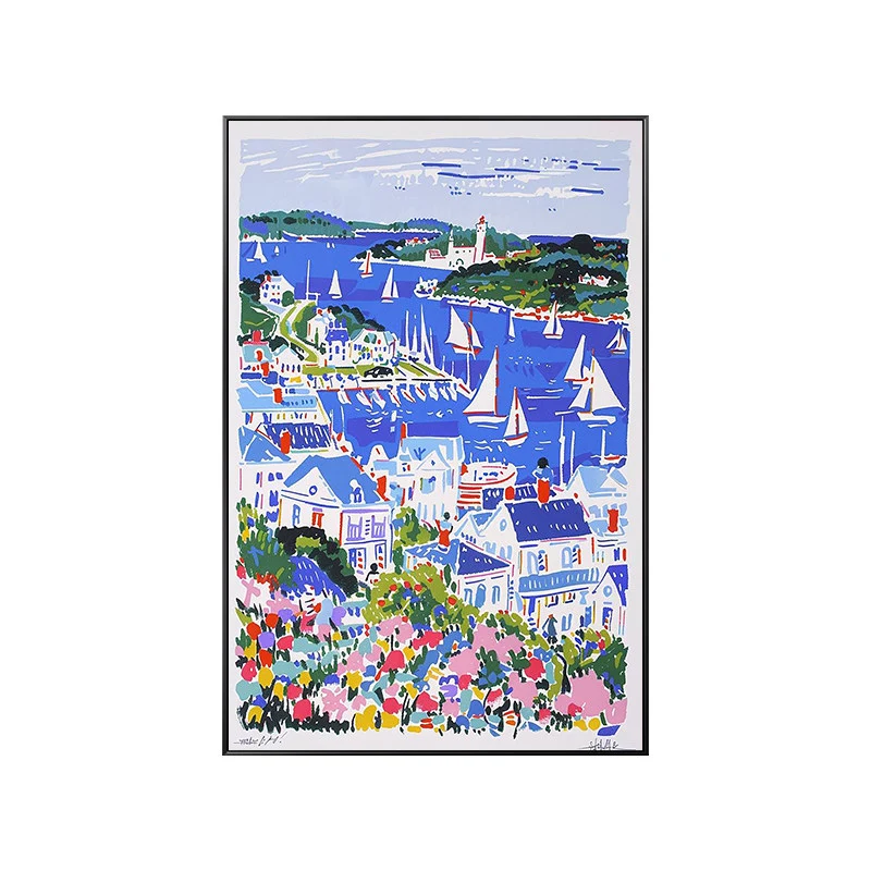 Küstenlandschaft Leinwand Wandkunst