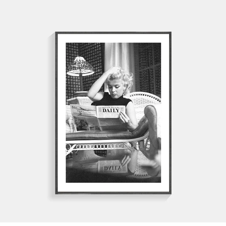 Vintage Inspirierte Gerahmte Kunstdruck