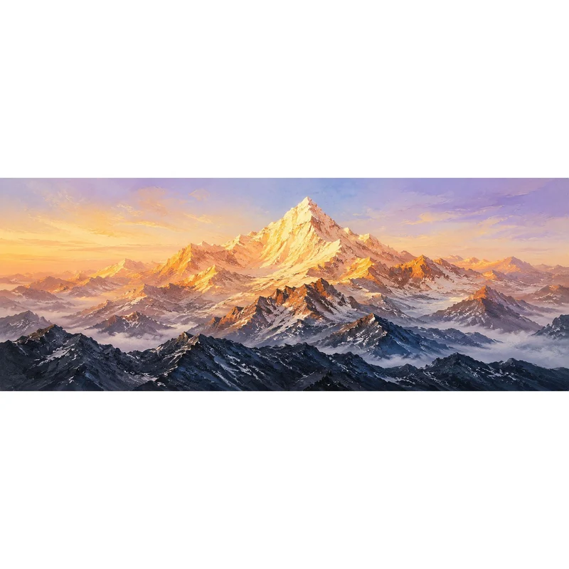 Szenerische Berglandschaft Leinwandkunst für Innenräume