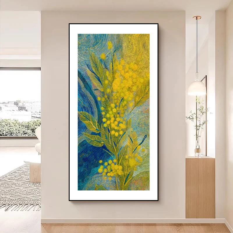 Rahmenbotanische Leinwandkunst