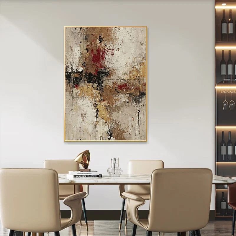 Abstrakter Expressionismus Leinwandkunst für Wände