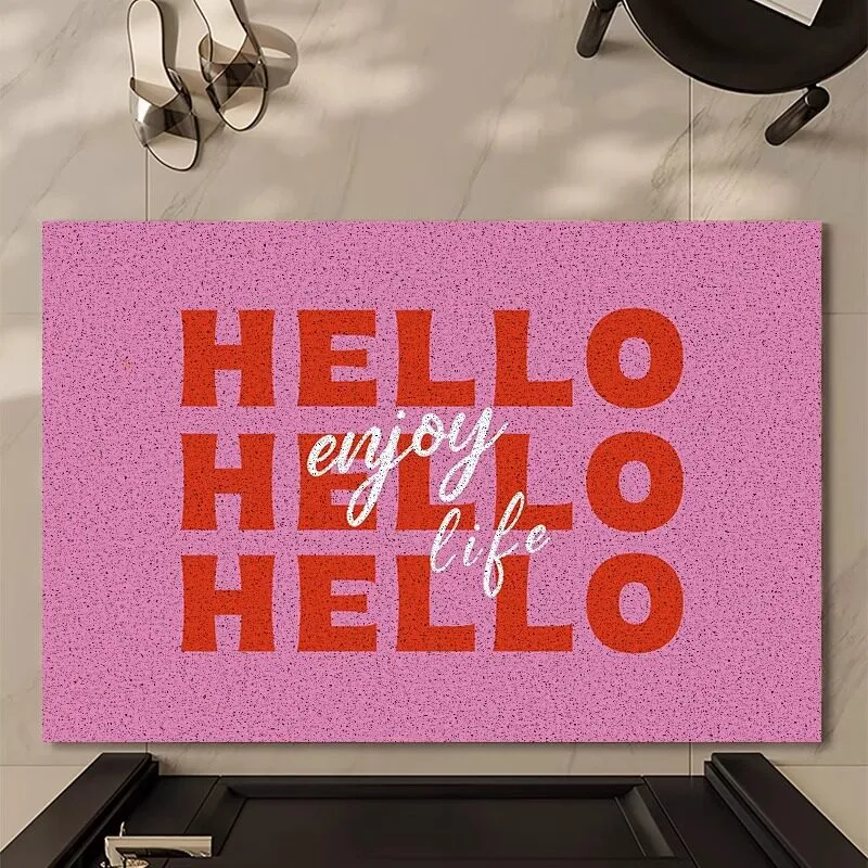 Stylische dekorative Fußmatte für zu Hause