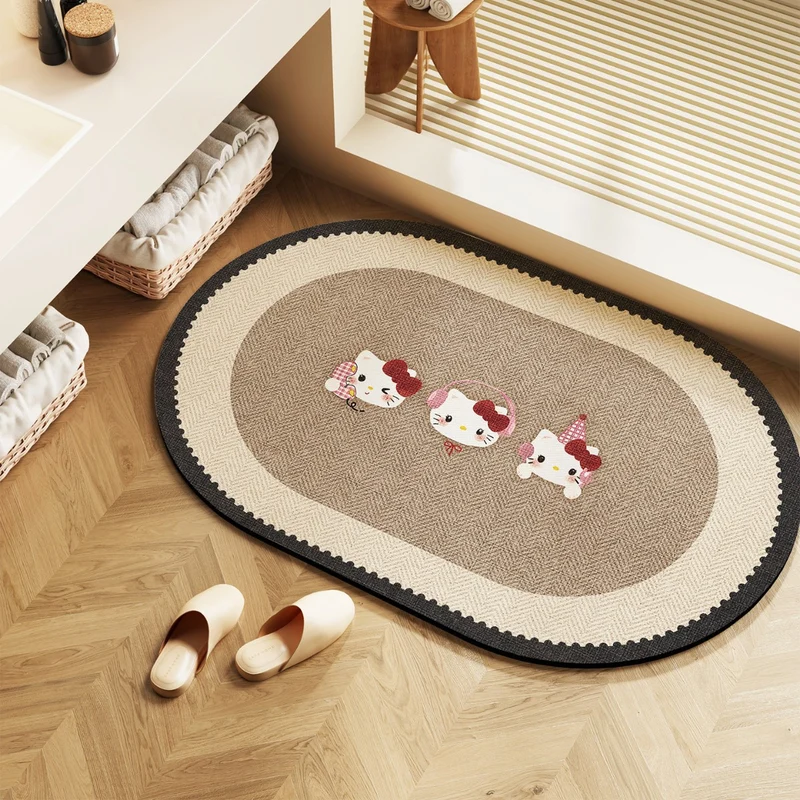 Elegante dekorative Badezimmermatte für Zuhause