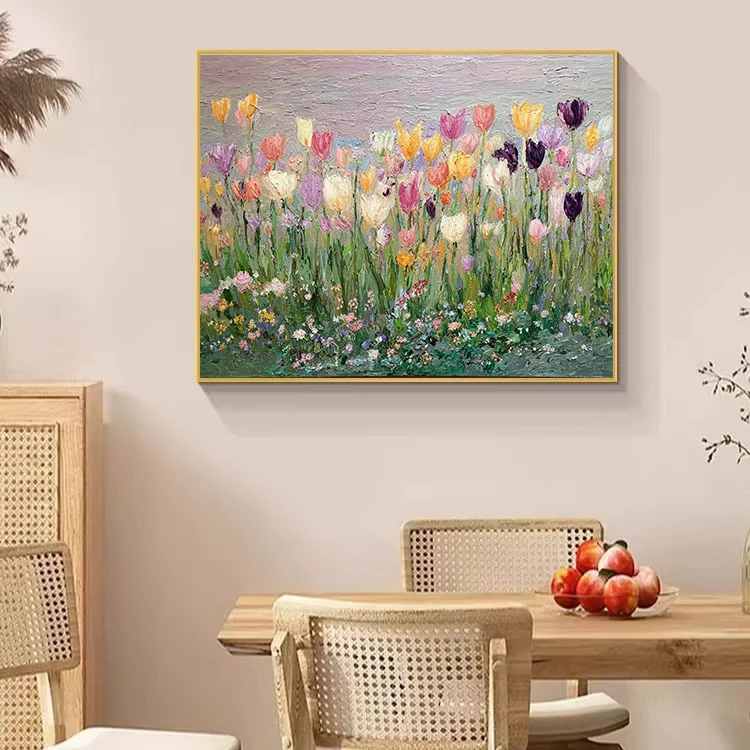 Blumenlandschaft Wandkunst