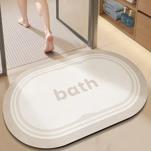 Niedliche Kaninchen-Themen-Badematte
