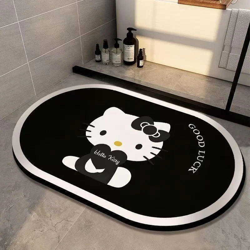 Niedliche Kaninchen-Themen-Badematte