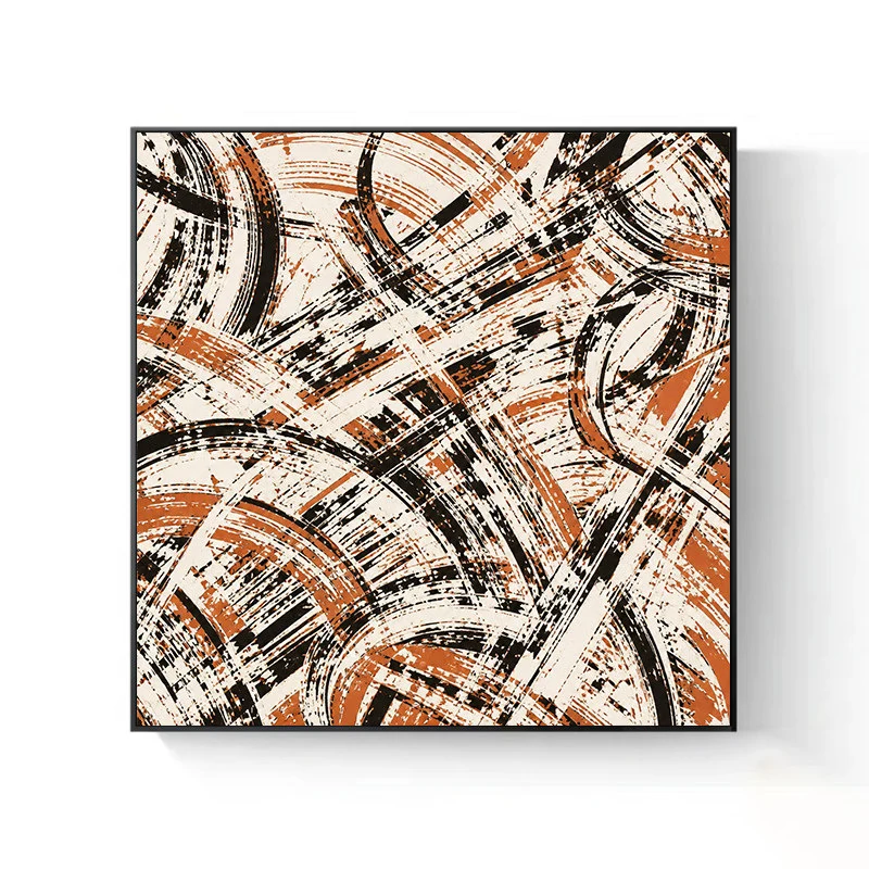 Abstrakte Pinselstrich Leinwand Wandkunst