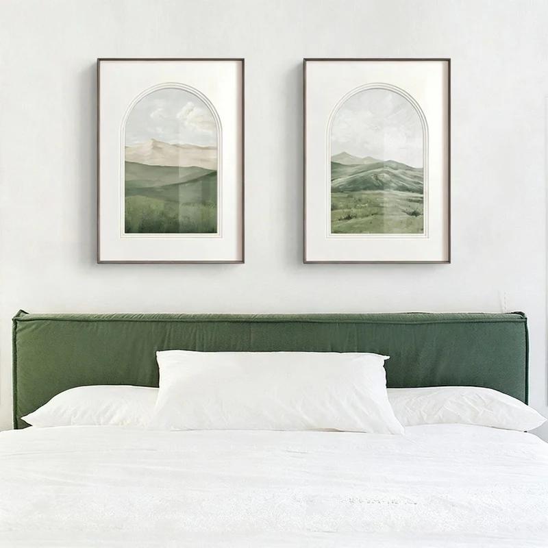 Vintage Landschaft Gerahmte Wandkunst