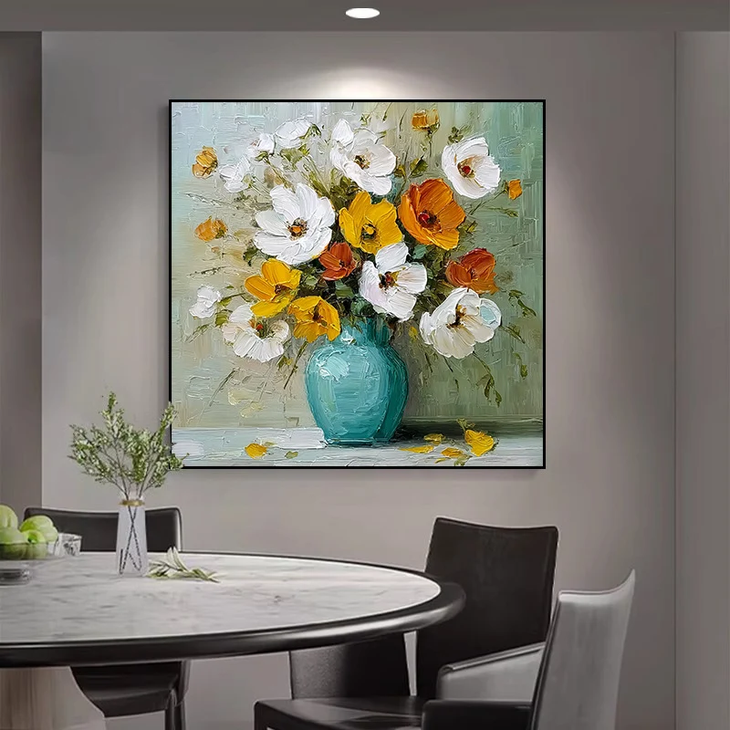 Floral Dekorative Leinwand Wandkunst