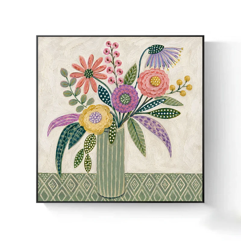 Florale dekorative Leinwandkunst