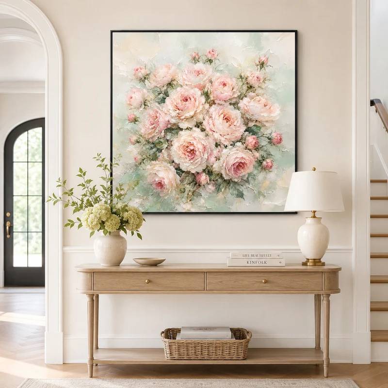 Floral Canvas Wandkunst