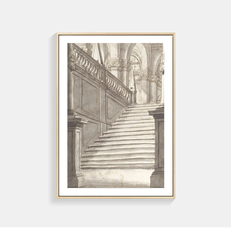 Architektonischer Kunstdruck für Wohnkultur