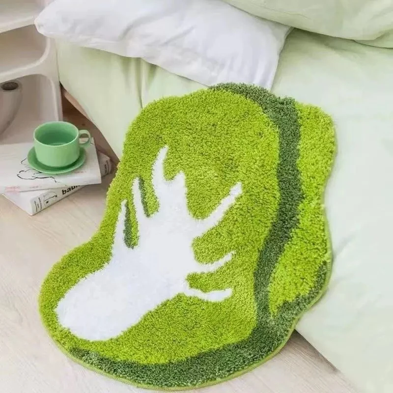 Plüsch Zitronenförmige Badematte