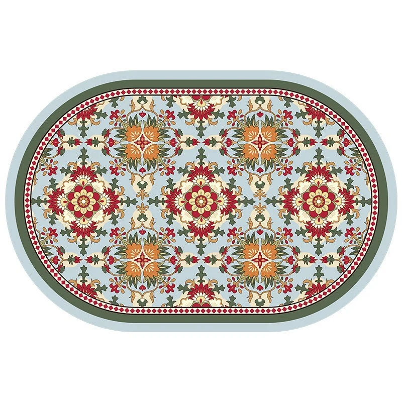 Floral Pattern Dekorativer Bereichsteppich