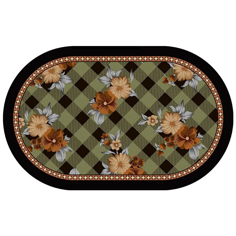 Floral Pattern Dekorativer Bereichsteppich