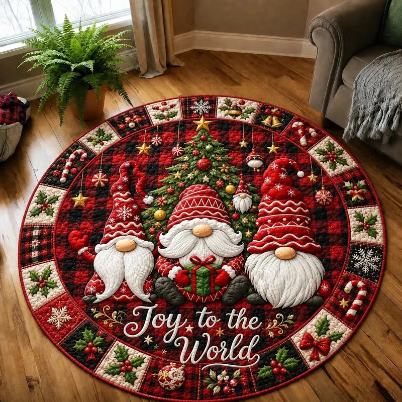 Festliche Weihnachtsmotiv Teppich Dekor