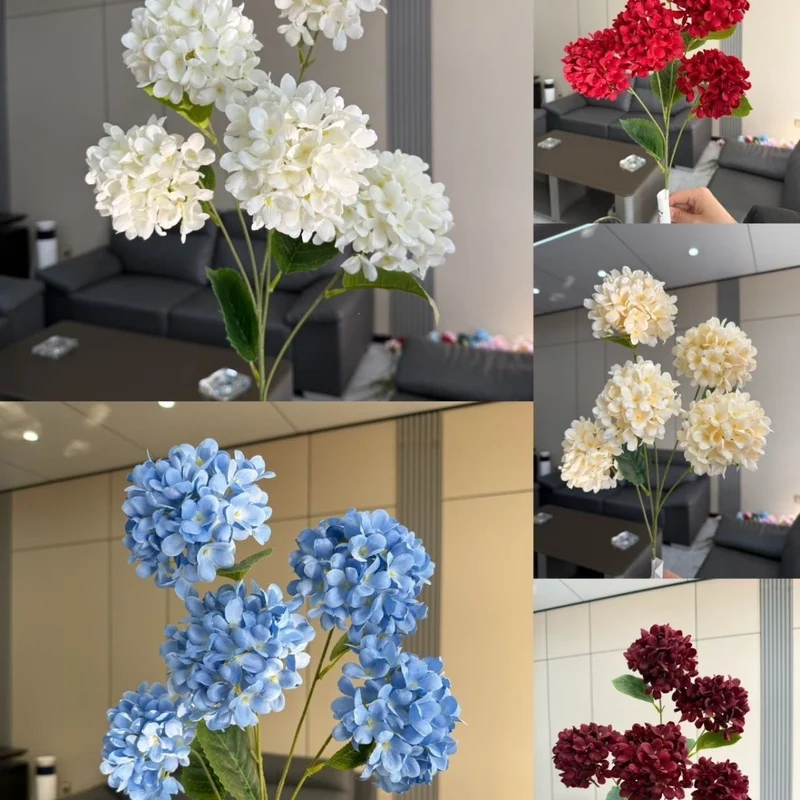 Lebensechte Hortensie Blumenanordnung
