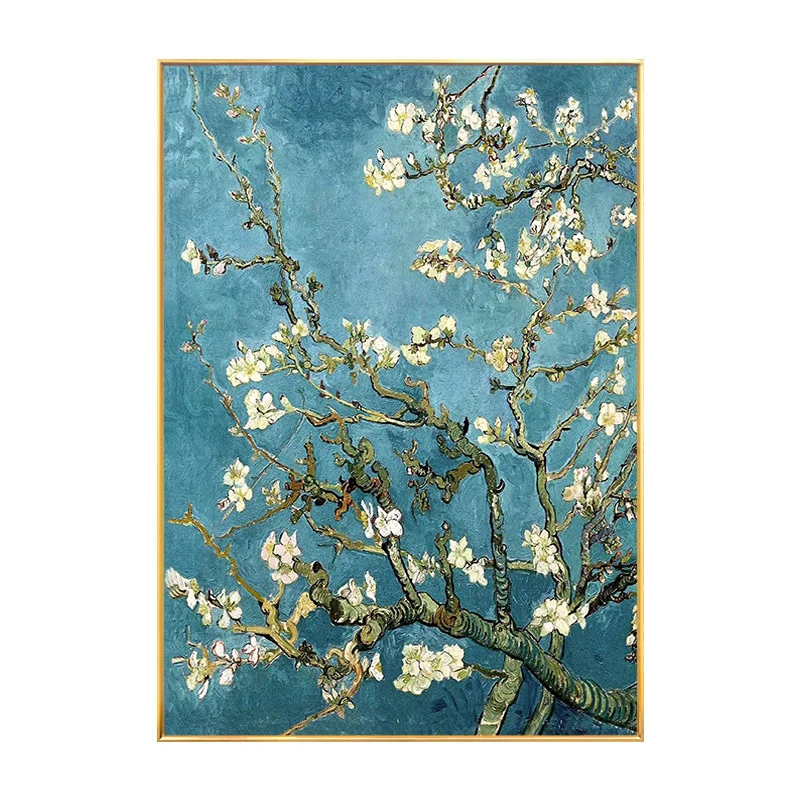 Florales Blumen Leinwand Kunstwerk