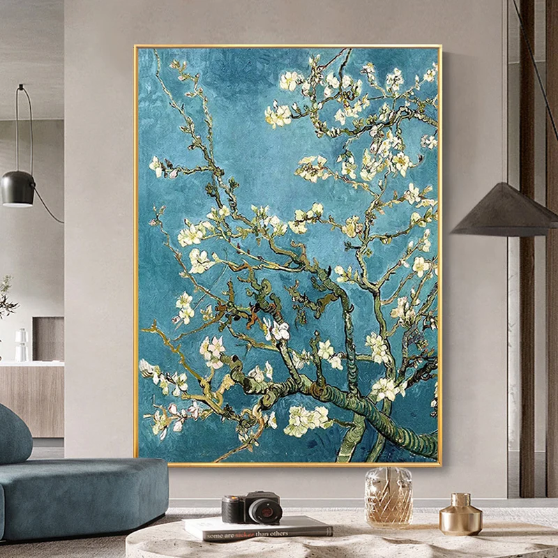Florales Blumen Leinwand Kunstwerk