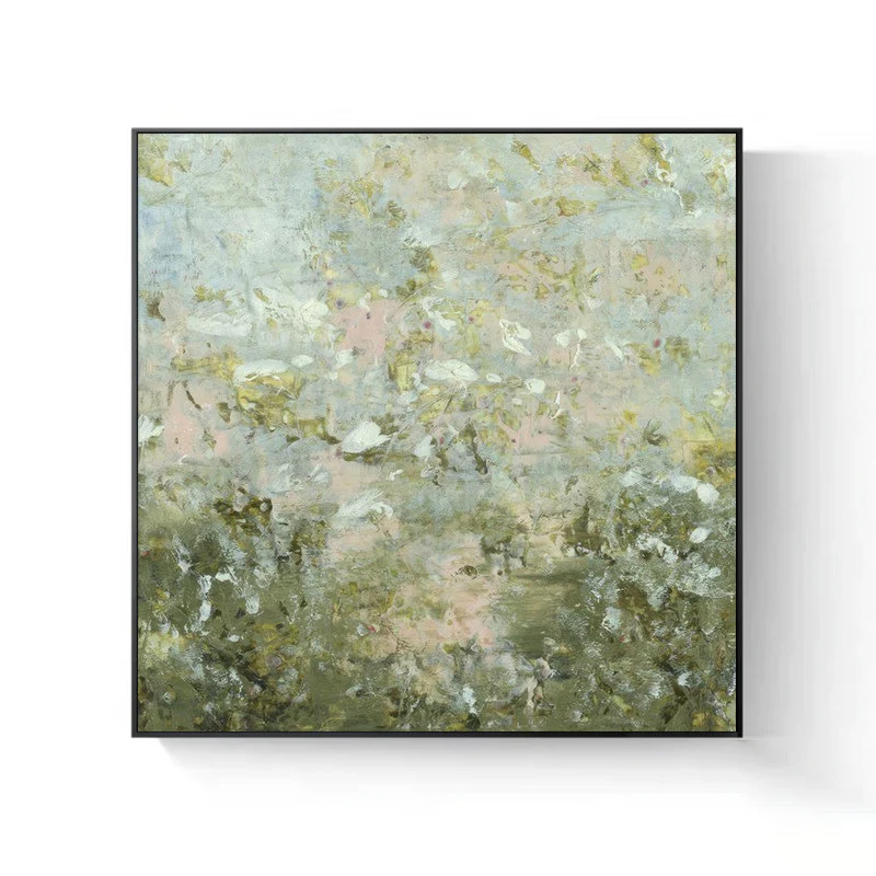 Florale abstrakte Wandkunst
