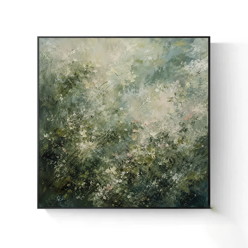 Florale abstrakte Wandkunst