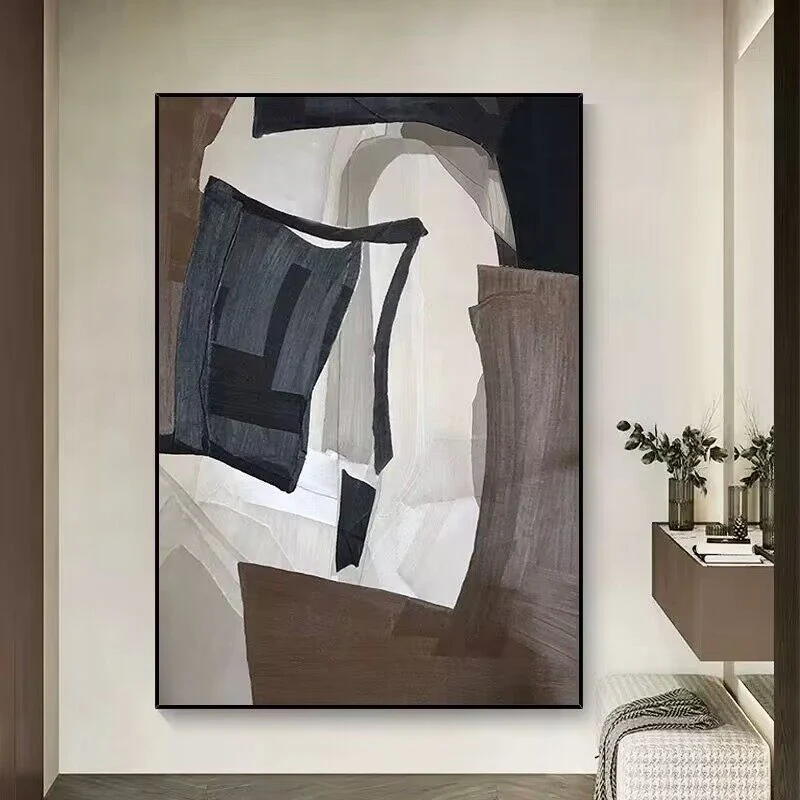 Abstrakte Texturierte Wandkunst für Innenräume