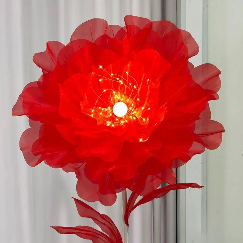 Dekorative LED Blumen Wandkunst