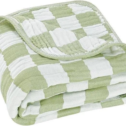 Babydecke aus Baumwolle, 6-lagig, 103 x 103 cm