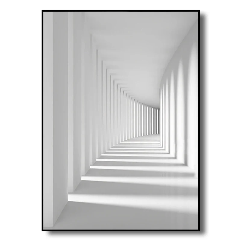 Elegante Architektonische Leinwanddruck
