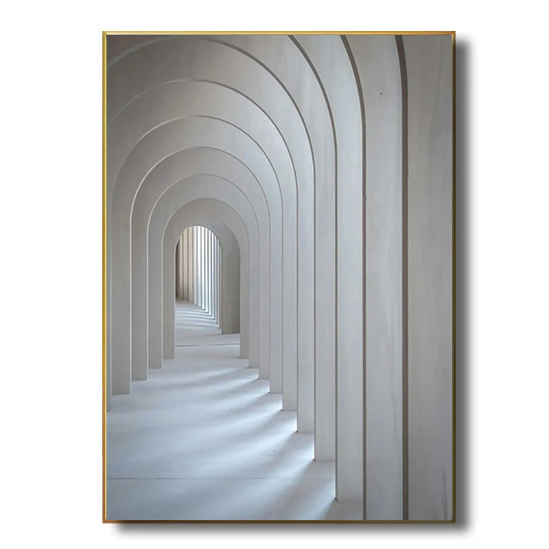 Elegante Architektonische Leinwanddruck