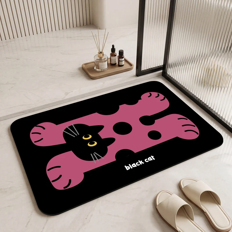 Verspielt katzen-themed Indoor-Matte