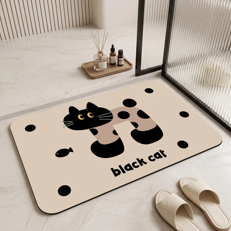 Verspielt katzen-themed Indoor-Matte