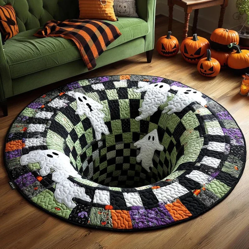 Künstlerischer Halloween-Teppich