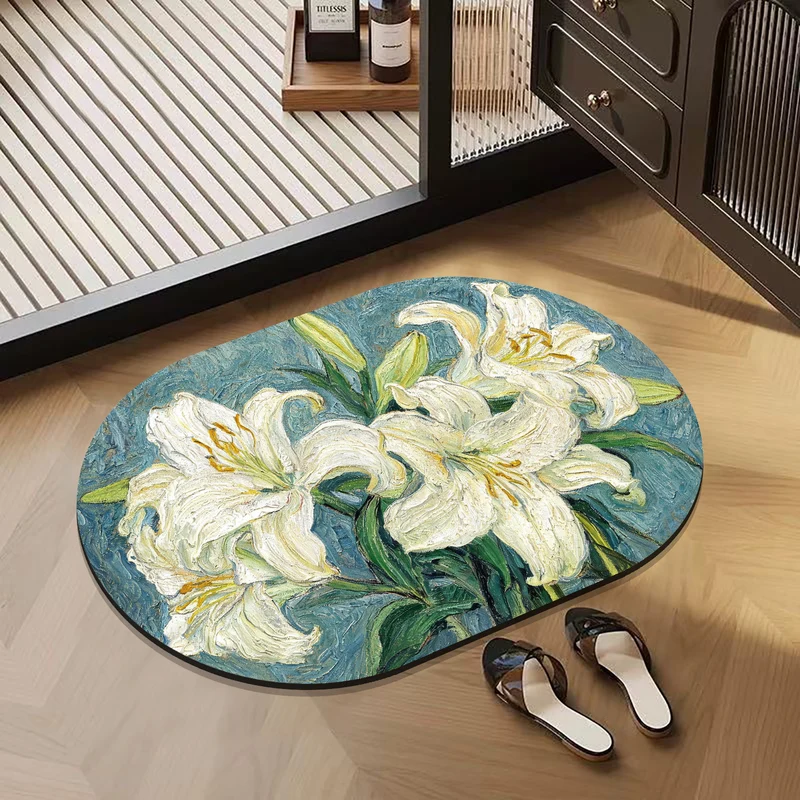 Künstlerisches Floral Design Matte
