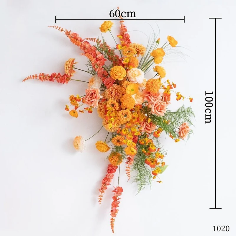 Elegante florale Wandarrangement