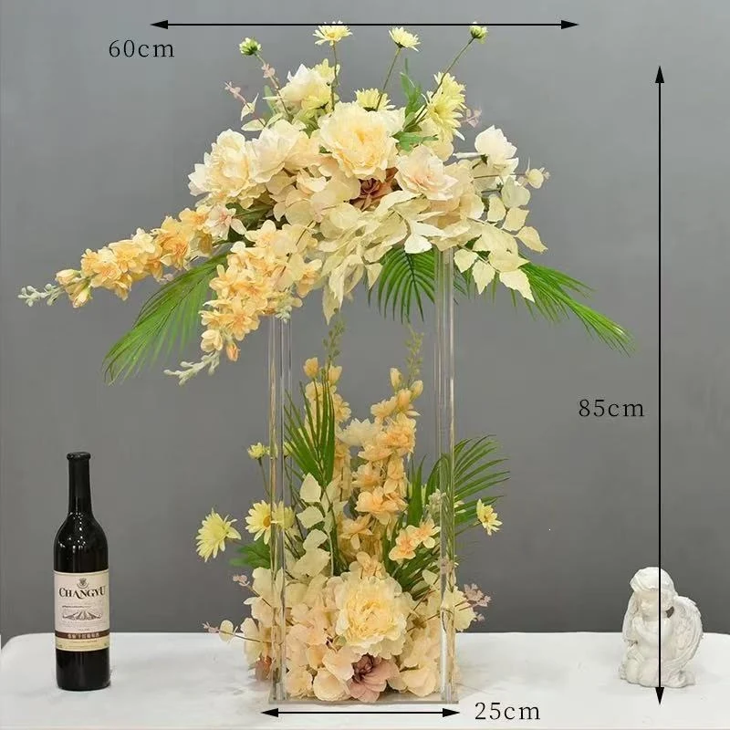 Elegante Blumenzentrale Vase