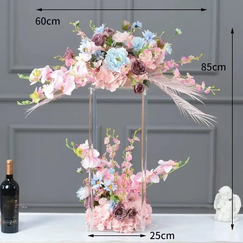 Elegante Blumenzentrale Vase
