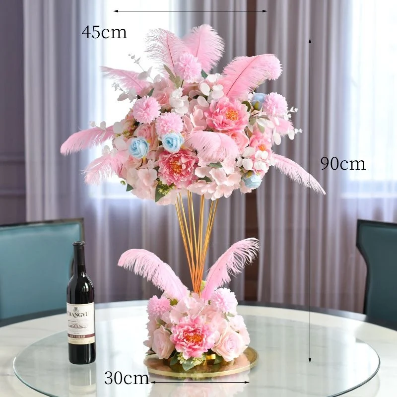 Elegante Floralzentrum Skulptur