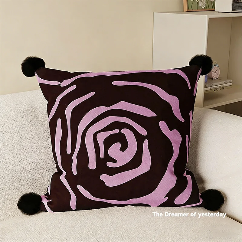 Kissen mit Zebra- und Leopardenmuster, Polyester, waschbar