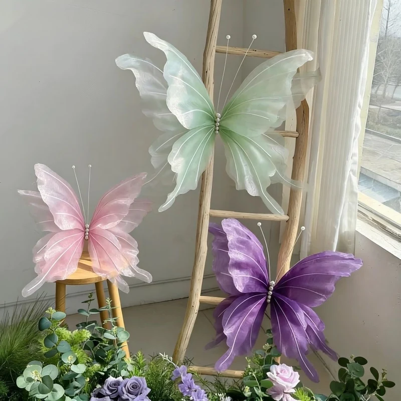 Dekorative Schmetterlingsgartenkunst