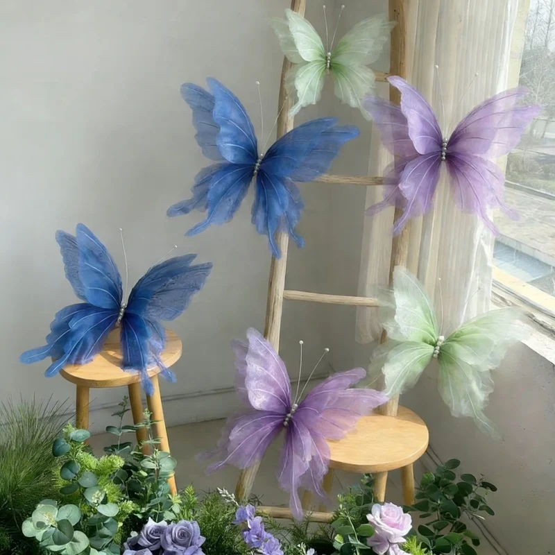 Dekorative Schmetterlingsgartenkunst