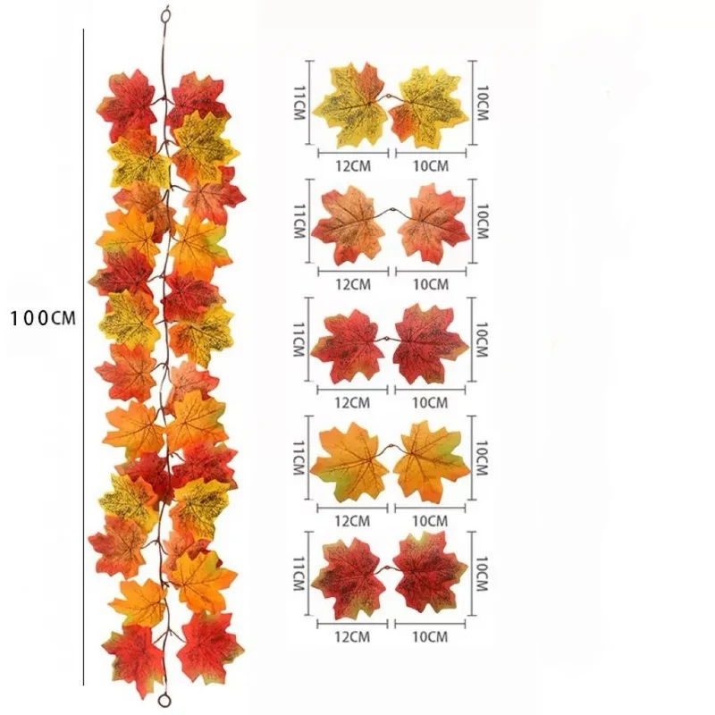 Dekorative Herbstblattgirlande