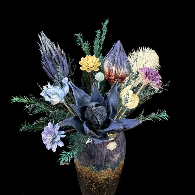 Künstlerische Blumenausstellung