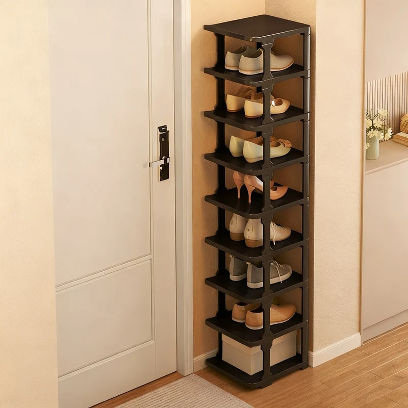 Schuhregal aus Kunststoff, 9-lagig