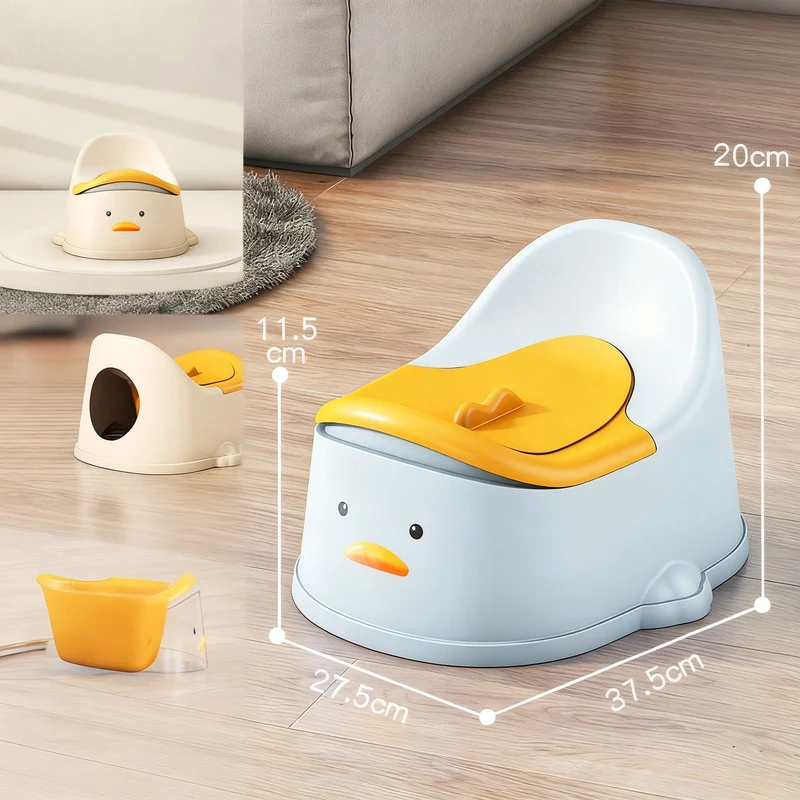 Kindersitz mit Rückenlehne für die Toilette